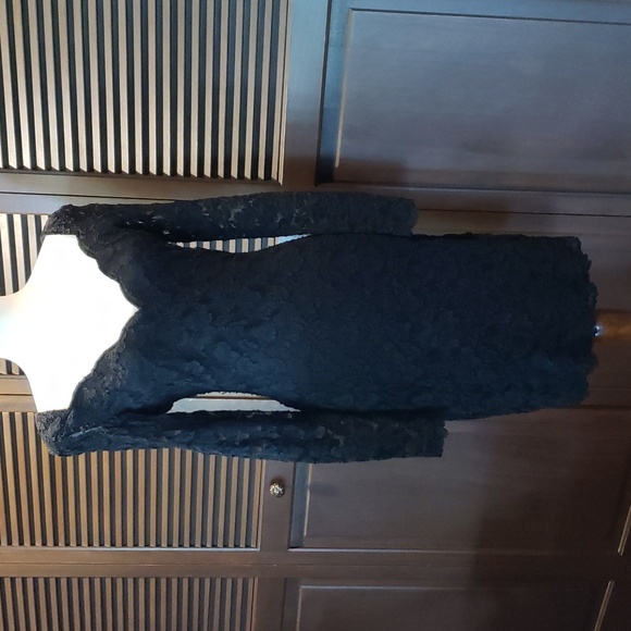 MODA INTERNATIONAL Cocktail Dress - Stretchy Black Lace - 14 - EVC - Picture 1 of 13